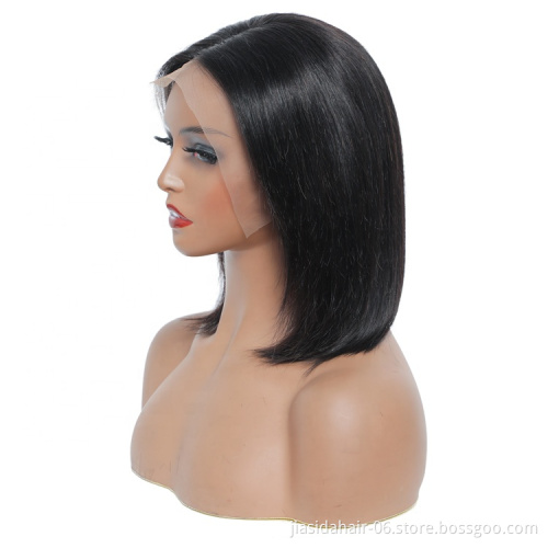 13x4 Brazilian Straight Bob Wig Lace Front pre-plucked Virgin Human Hair Wigs with Baby Hair hd Lace Frontal Wig